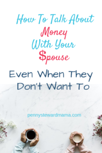 discuss money with your spouse