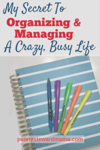 Organize and Manage a Crazy Busy life with the best planner