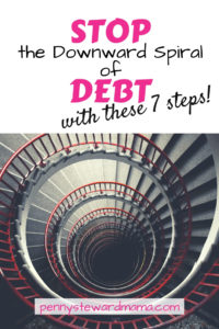 7 Steps to Get Rid of Debt | Follow these steps if you are done with debt and ready to get out of debt! Pay off your debt forever!