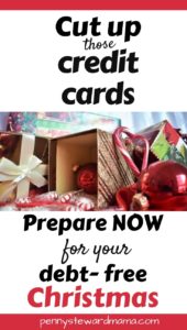 Cut Up the Credit Cards and Have a Debt Free Christmas