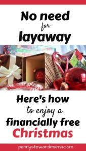 how to avoid layaway for Christmas