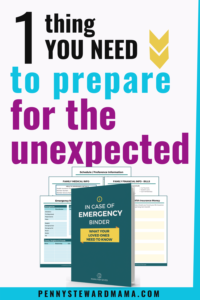 1 Thing You Need to Prepare for the Unexpected
