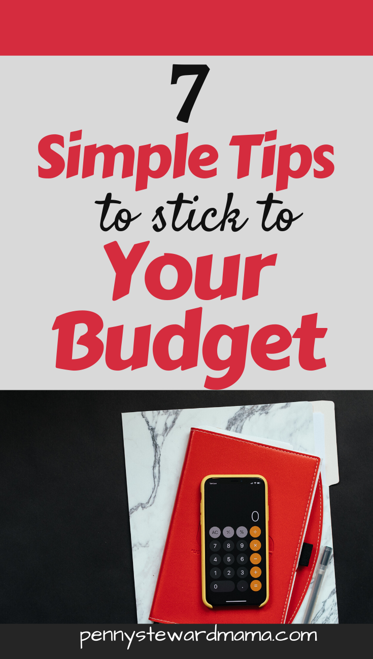 7 Ways To Stick To Your Budget & Stay Motivated | Penny Steward Mama